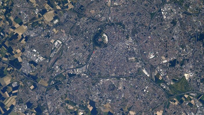L’astronaute Shane Kimbrough publie une photo de Lille prise depuis l'espace