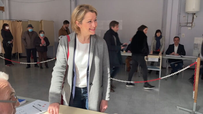 Présidentielle 2022 : La Ministre Barbara Pompili a voté à Amiens