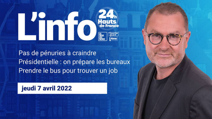 Le JT des Hauts-de-France du jeudi 7 avril 2022