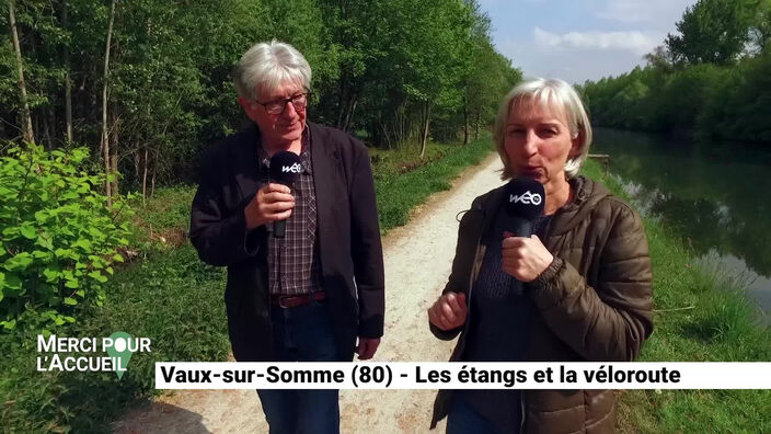 Merci pour l'accueil: Vaux-sur-Somme (80): Les étangs et la vélo-route