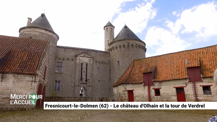 Merci pour l'accueil: Fresnicourt -le-Dolmen (62), le château d'Olhain et la tour de Verdrel
