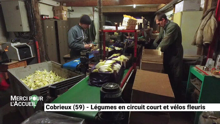 Merci pour l'accueil: Cobrieux (59), légumes en circuit court et vélos fleuris