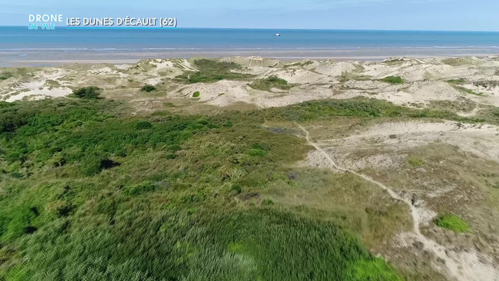 Drone de vue : Les dunes d'Ecault