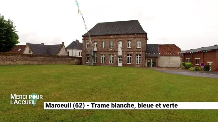 Maroeuil (62) - Trame blanche, trame bleue et trame verte