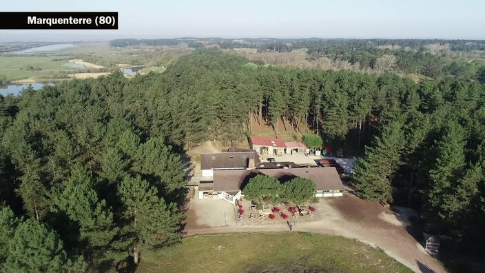Drone de vue : Le parc du Marquenterre
