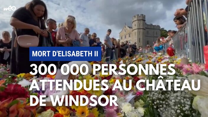À Windsor, une foule immense au chevet de William, Harry, Kate et Meghan !