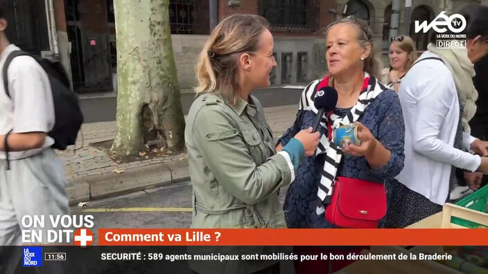 Braderie de Lille : rencontre avec Edwige, chineuse