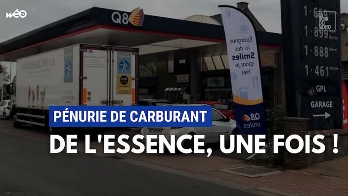 Pénurie de carburant : ruée dans les stations belges, quitte à payer plus cher !