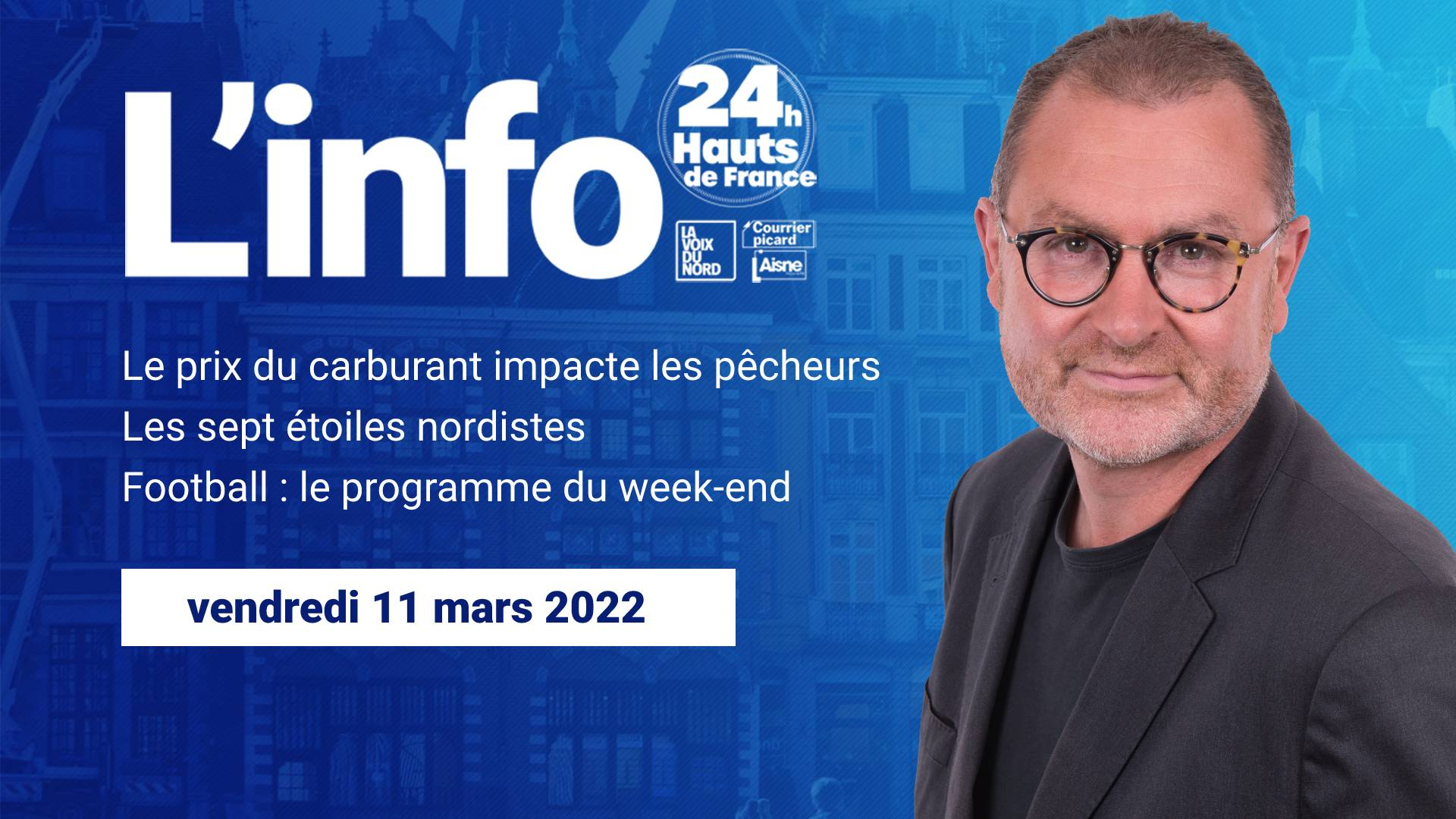 Le JT des HautsdeFrance du vendredi 11 mars 2022 11/03/2022 Vidéo Wéo