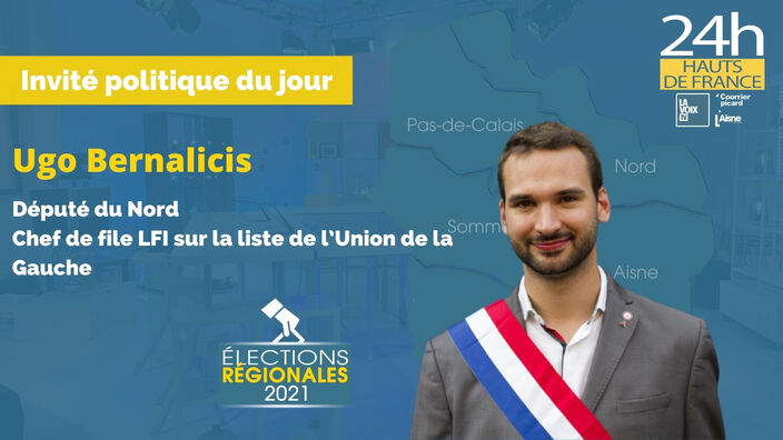 Elections Régionales 2021 : l'interview d'Ugo Bernalicis (Union de la Gauche)