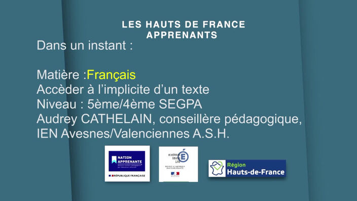 5ème / 4ème SEGPA | Français | Accéder à l’implicite d’un texte