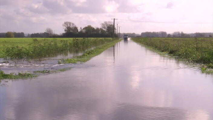 Inondations : peu de dégâts dans le Calaisis mais les cours d'eau au plus haut