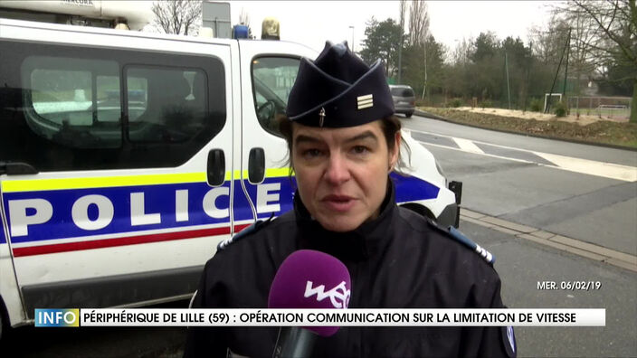 Vitesse limitée à 70 km/h sur le périphérique de Lille : opération communication et prévention