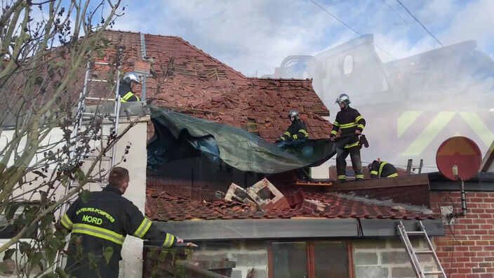 A Thun-Saint-Amand, les dégâts après le passage de la mini-tornade
