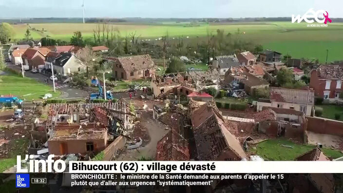 Bihucourt : village dévasté... 