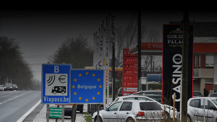 A la frontière belge, l'essence à nouveau un peu moins chère qu'en France