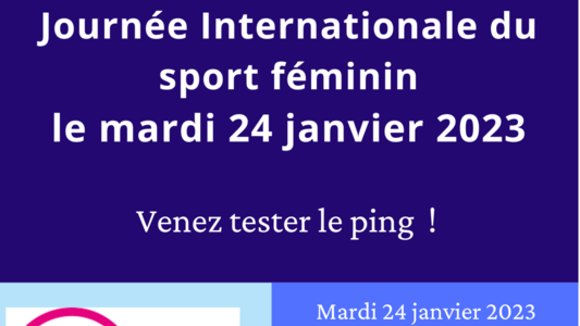 Journée Internationale du Sport Féminin