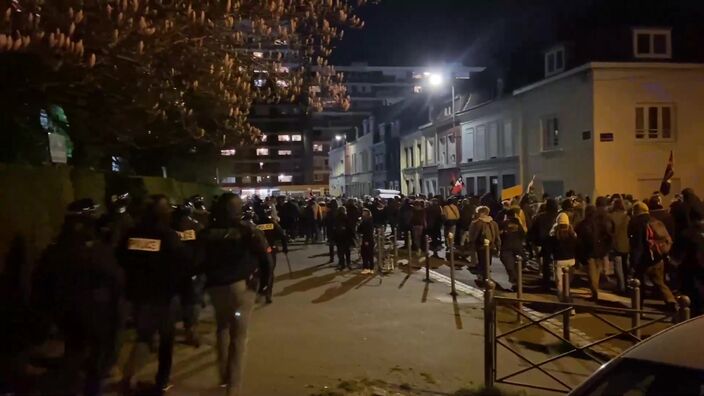 Lille : une folle soirée de manif sauvage entre le centre-ville et Wazemmes